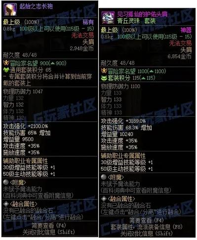 dnf百变装备