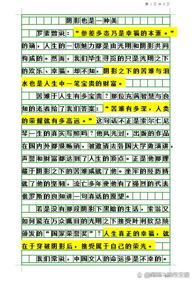 高考满分议论文