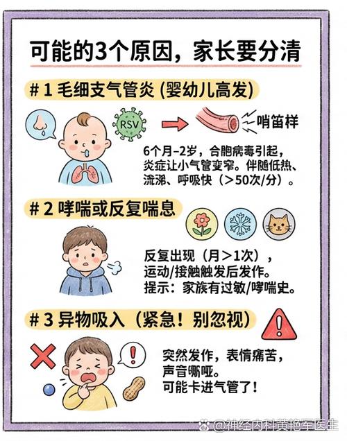 婴幼儿喘息的常见原因