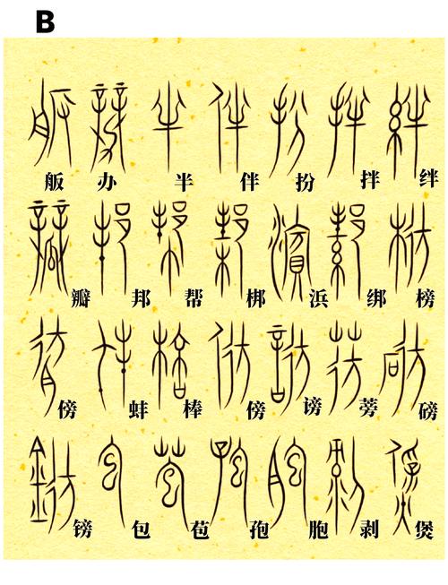 中山篆字谱高清