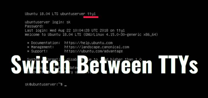 ubuntu怎么跳出tty界面