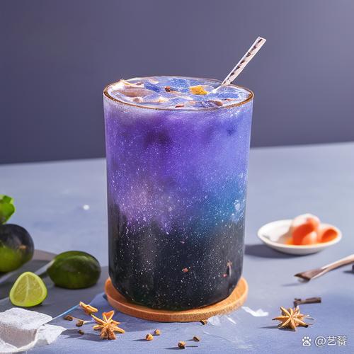 蓝色的饮料是用什么东西做的