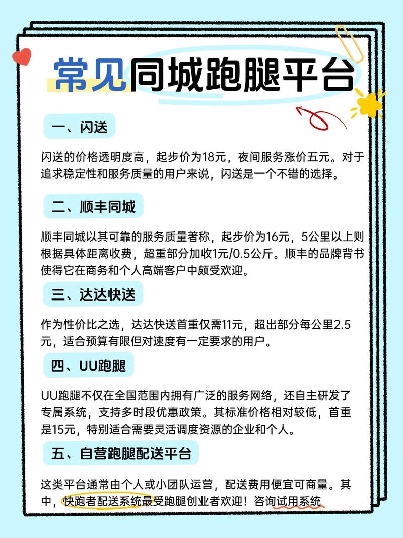 跑腿平台排名截图