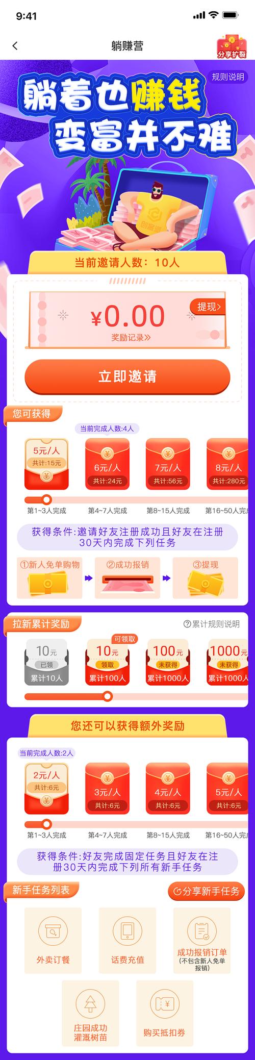 红人装拉新奖励怎么提现