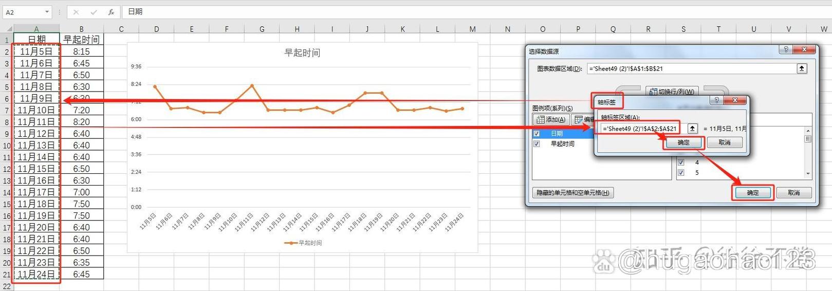 时间坐标轴