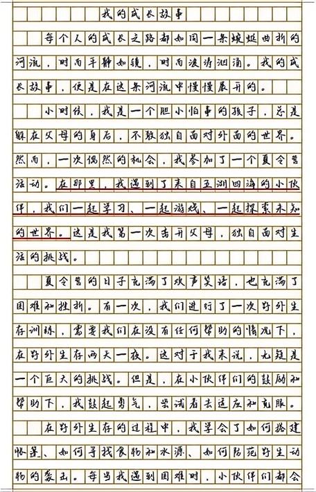 成长的礼物作文600字