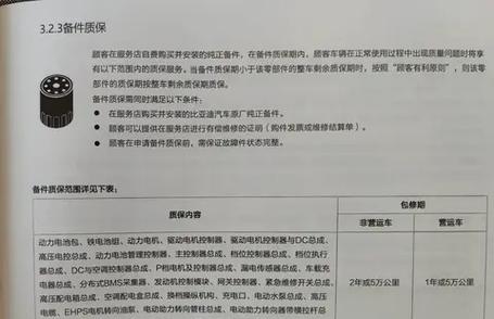 电动车三包规定