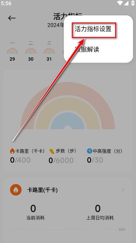小米运动健康步数目标设置