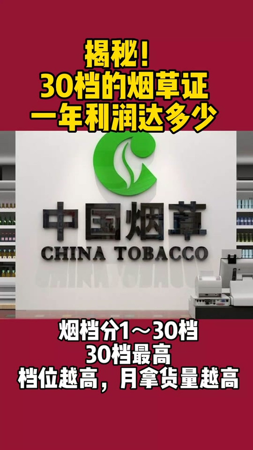 烟草证三档可以开哪些烟图标