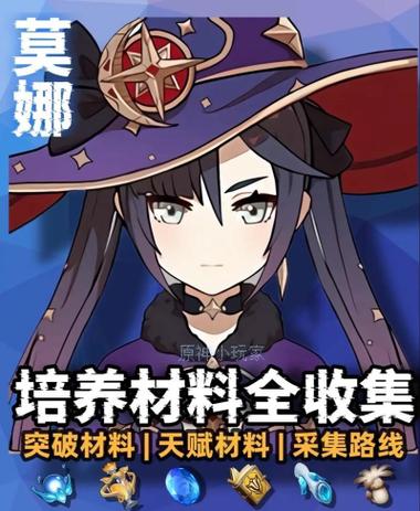 原神莫娜培养材料