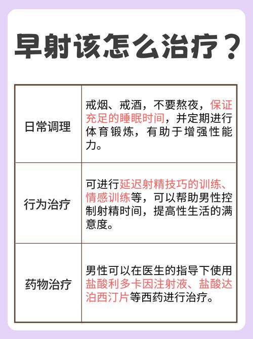 男性早射如何调理改善