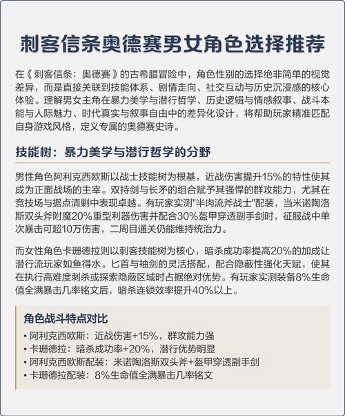 刺客信条奥德赛怎么选择