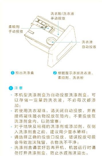 小天鹅洗衣液自动投放如何使用