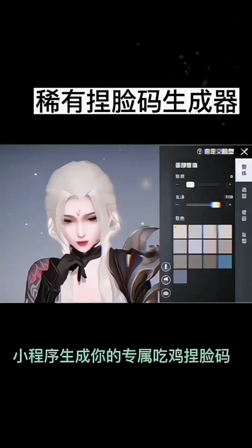 和平精英如何使用捏脸码