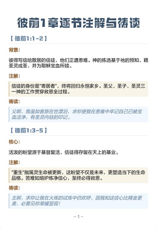 彼前1章18至19节解释