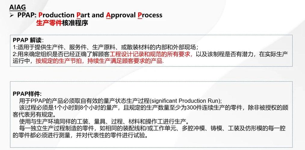 ppap包括哪些文件