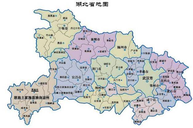 湖北地图完整版