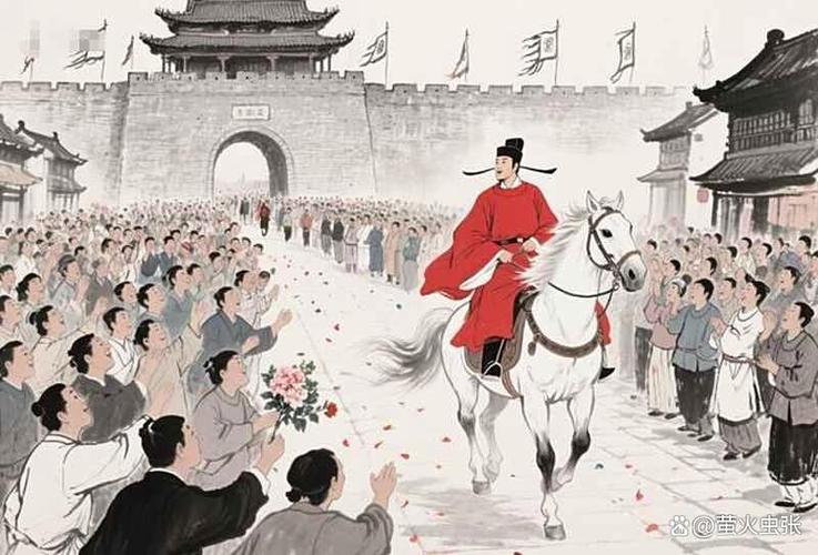状元含玉柱骑马游街by