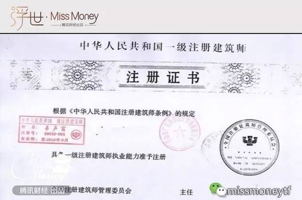 第一建筑师资格证