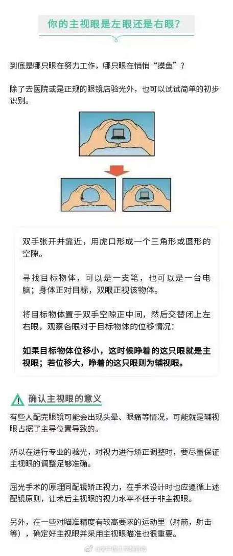 眼睛主视眼和副视眼有什么区别