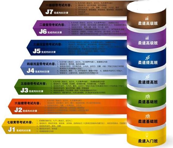 柔道等级10个等级