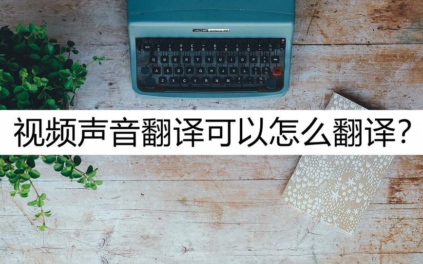 视频声音翻译成中文