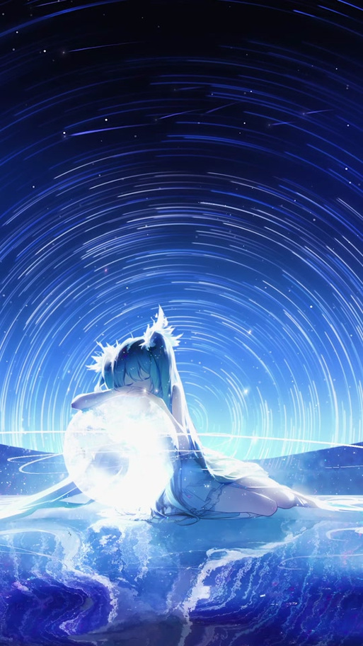 初音未来梦幻蓝色