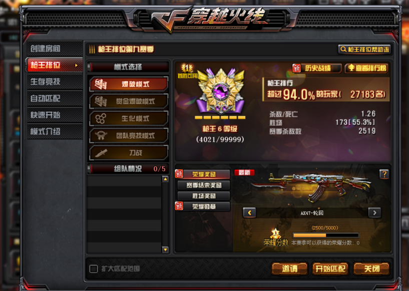 cf排位大师能和宗师排吗缩略图