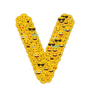 v的表情符号
