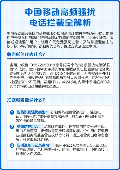 被移动高频拦截的电话提示是什么