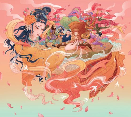 cg插画和传统绘画