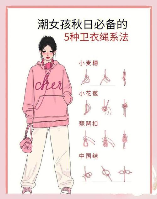 卫衣绳子十种系法简单