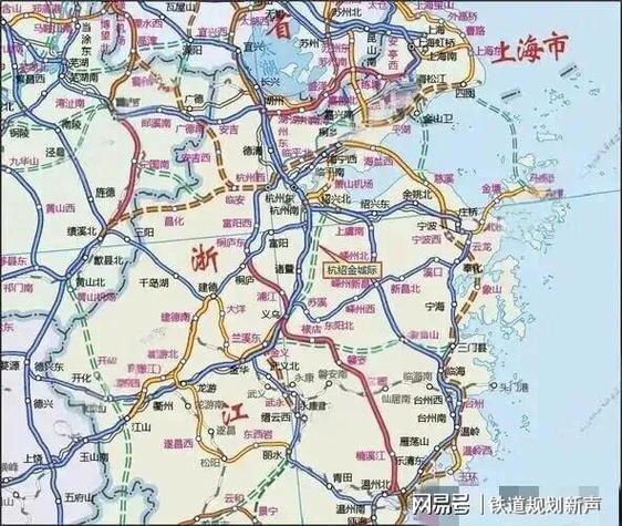 浙江铁路地图2026