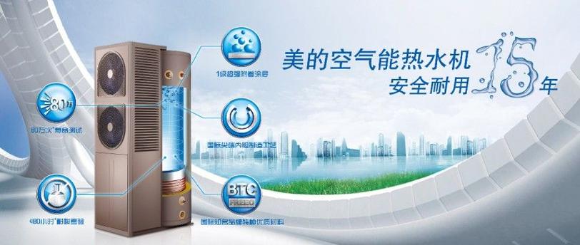 美的空气能热水器广告图标