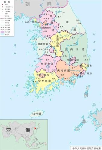 韩国地图中文版app