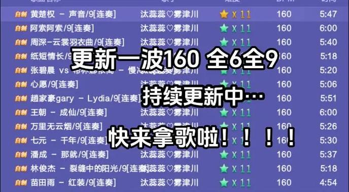 炫舞手游刷经验歌曲