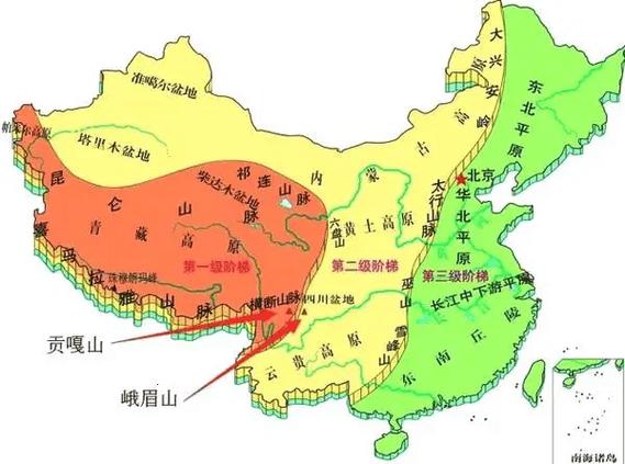 中国风景地图