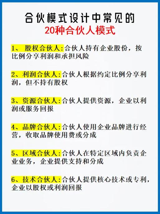 合伙人比例分成怎么算截图
