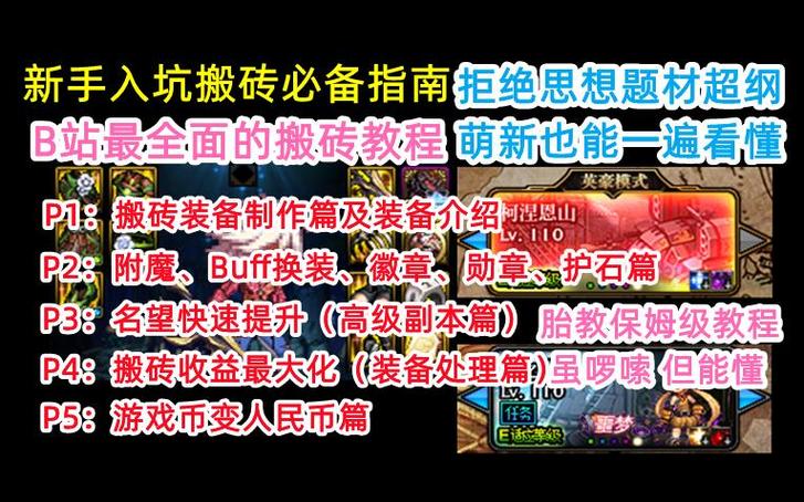110级搬砖图攻略