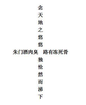 朱门酒肉臭的诗词鉴赏