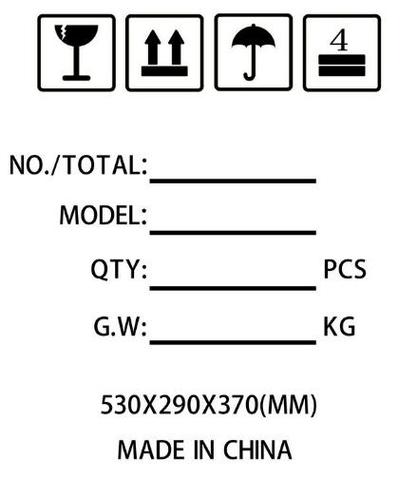 纸箱上的唛头是正面还是侧面