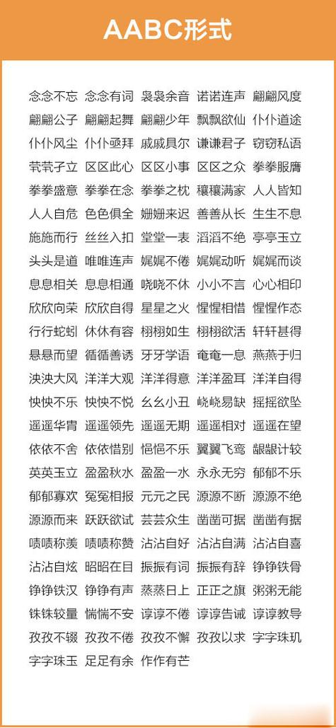 四字带头的成语