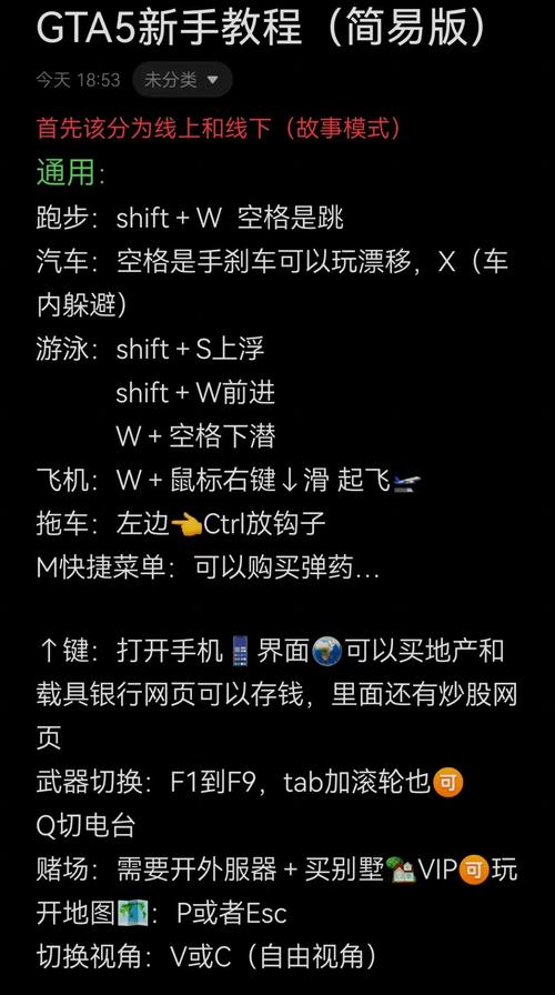 gta5键盘修改方法