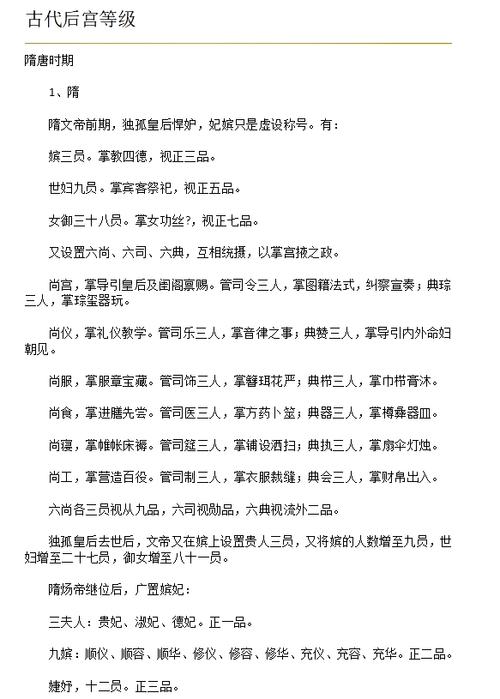 宫妃位分攻略