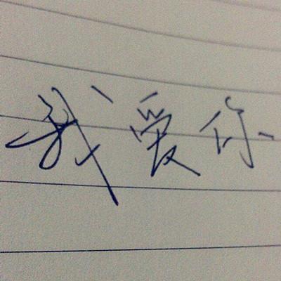 我要手写中文