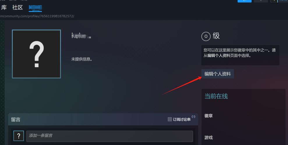 steam个人主页链接怎么看