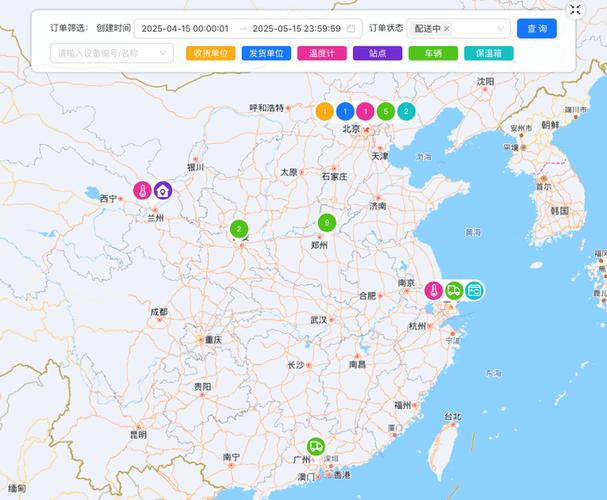 查看物流不显示地图