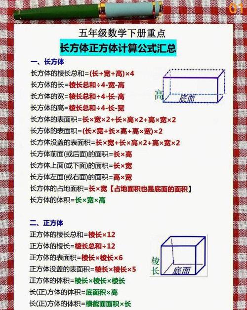 正方体长方体试题100道