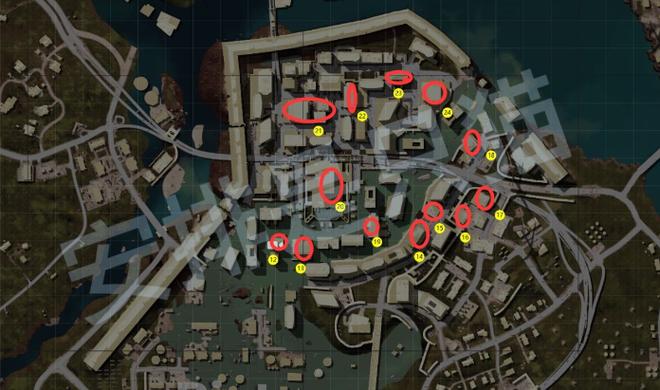 pubg白色密码门位置