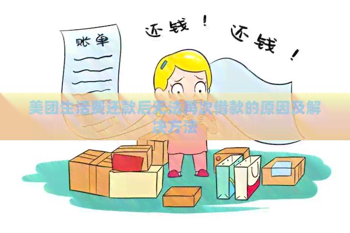 美团生活费有额度为什么借不了